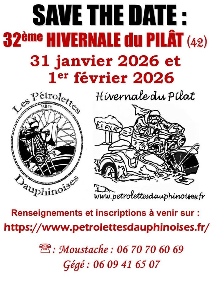 32ème HIVERNALE DU PILÂT (42220 Loire) du 31/01/26 au 01/02/26