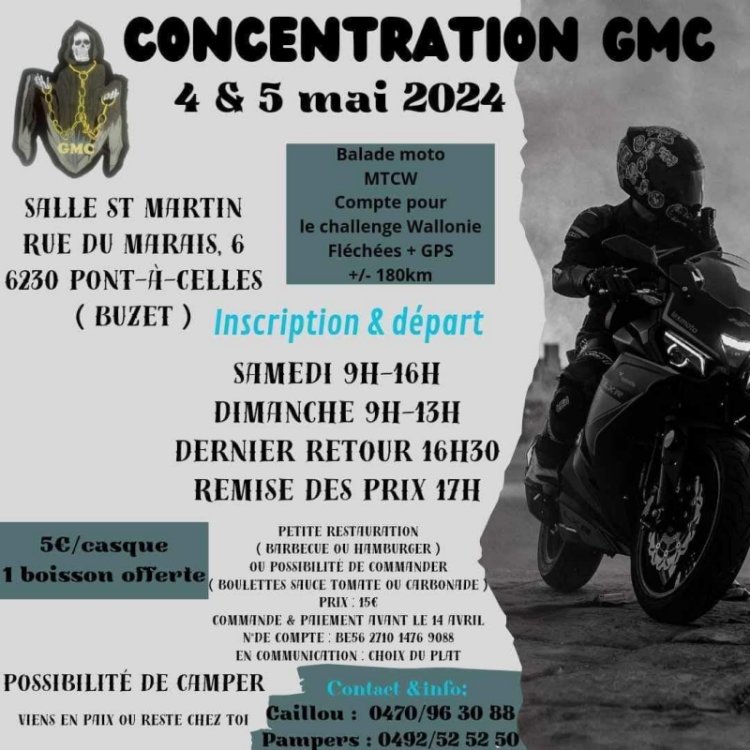CONCENTRATION GMC à Pont-à-Celles (6230 Belgique) les 04-05/05/24