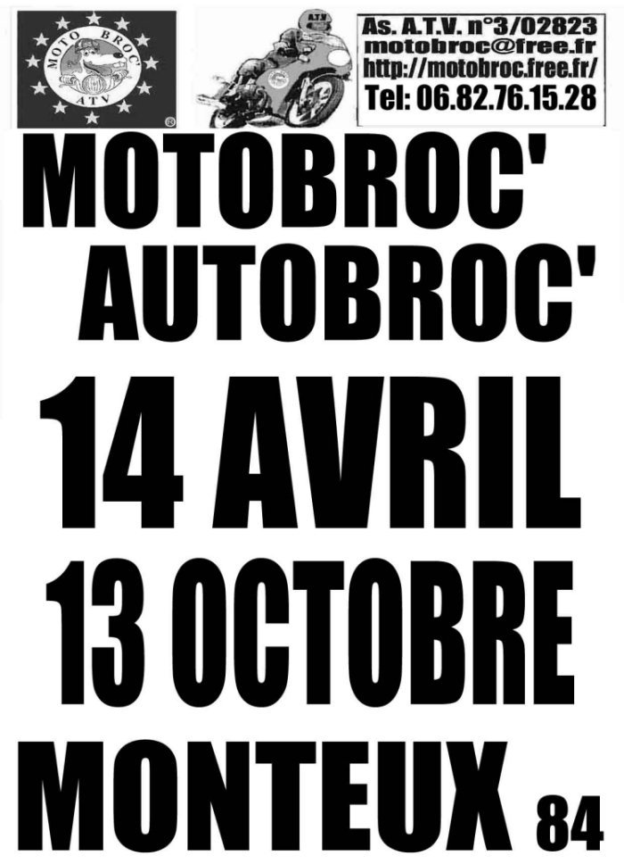 MOTOBROC' AUTOBROC' à Monteux (84170 Vaucluse) le 13/10/24