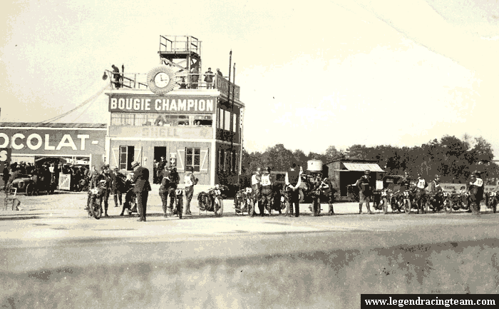 Grand Prix de France à Montlhéry en 1931.