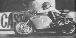 Agostini remporte le Grand Prix d'Imatra (Finlande) en juillet 1973 sur 350cc.