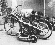 1885: construction par Daimler du premier moteur à quatre temps.