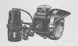 The ultimate development of acetylene lighting was attained about 1930 ; there was a large choice of makes.
