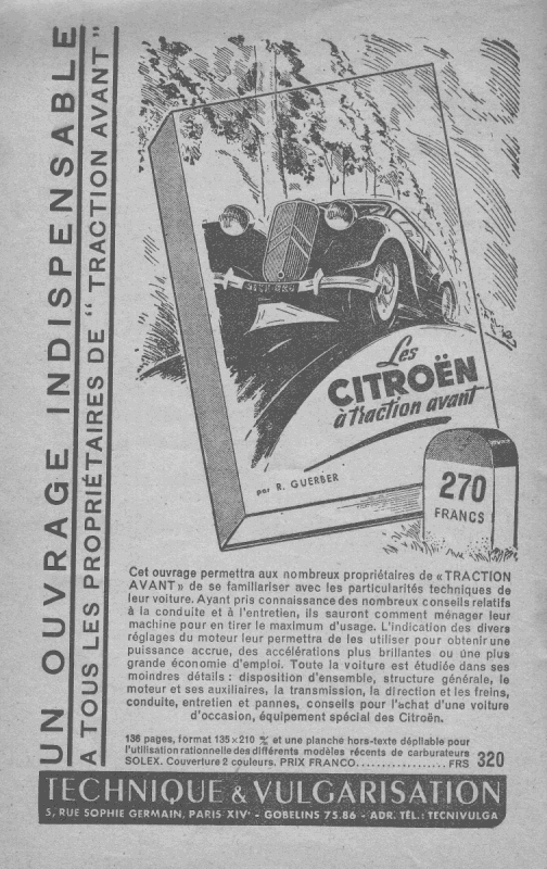 Publicité d'époque.