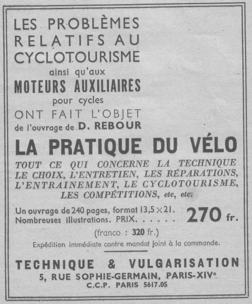 Publicité d'époque.