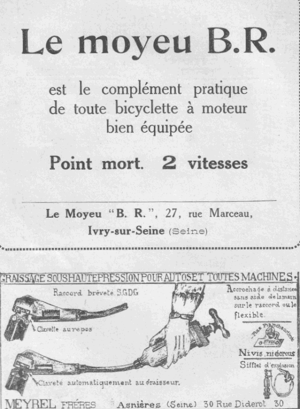 Publicité d'époque .