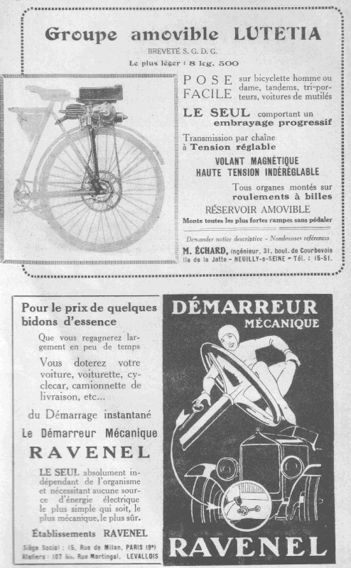 Publicité d'époque.