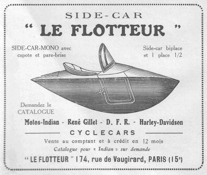 Publicité d'époque.