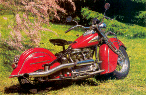 L'Indian Four de 1941 est une machine de luxe dont le prix équivalait à celui d'une grosse Buick six cylindres.