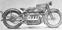 La mère de notre Indian ou cette Ace de 1927 présentée sur le stand Indian du National Motorcycle Show de New-York (l'équivalent de notre Salon de Paris).