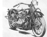 L'Indian Four de 1928 adopte la fourche Indian.