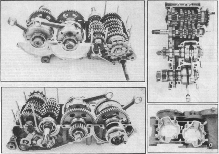 Vue interne du moteur.