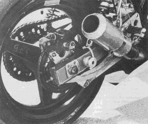 Pour la Suzuki suspension arrière classique, mais diablement efficace.