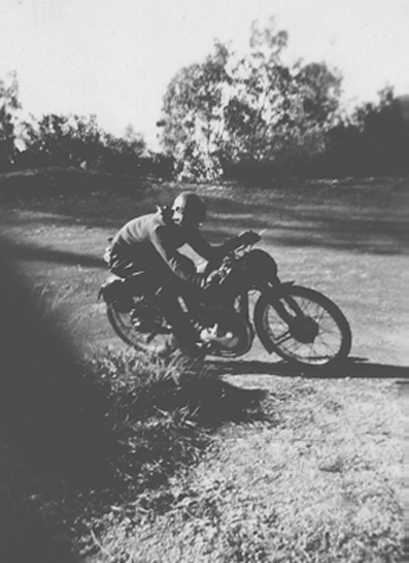 Pierre Peirano pendant la course de côte de la Californie.
